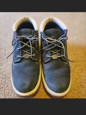 Timberland Nellie Waterproof Chukka Blue Nubuck Women's Ankle Boots